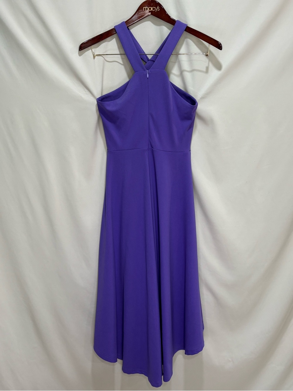 Dress Tells Purple High-Low Cocktail Dress Medium 8–10